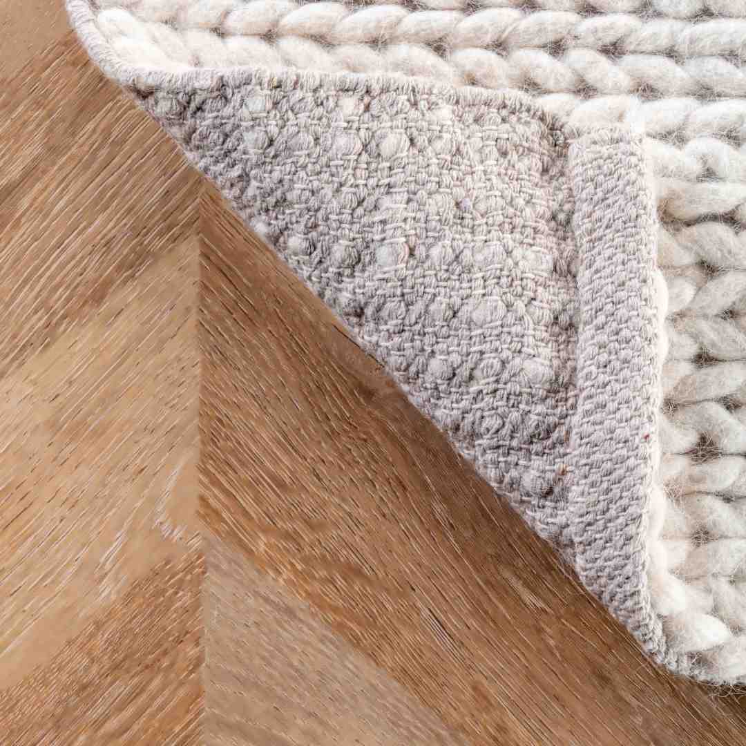White Braided Rugs | Chunky Handwoven Rugs Online
